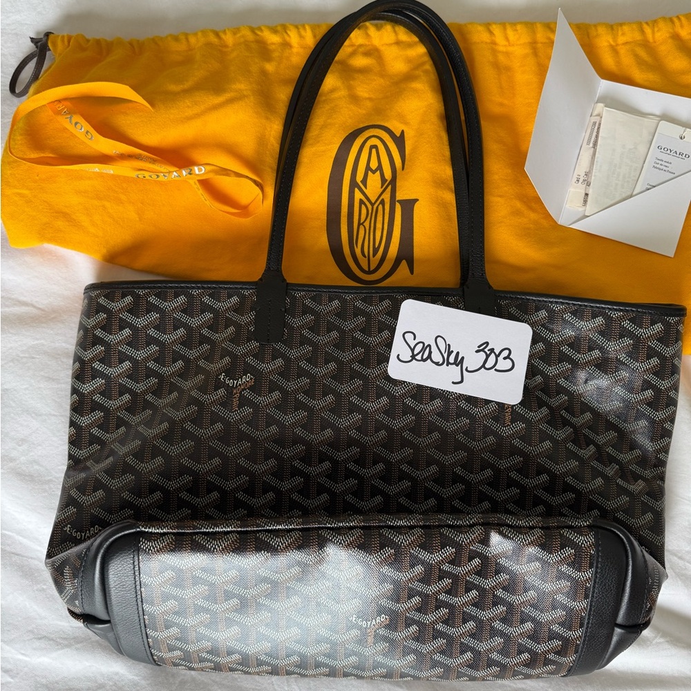 Goyard Black Artois PM Tote